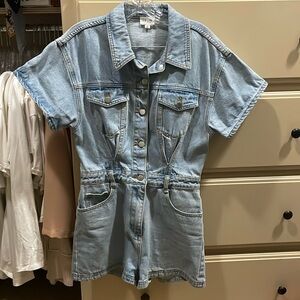 LE LIS Collection denim romper